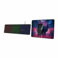 COMBO XTECH TECLADO MOUSE Y PAD MOUSE  XTK-535S GAMER HASHA RGB USB  (XTK-535S)