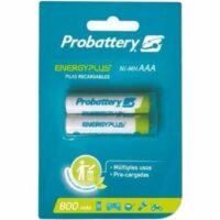 BLISTER DE PILAS RECARGABLES PROBATTERY ENERGYPLUS AA X2 UNIDADES