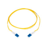 Pigtail de Fibra Óptica LC/UPC Simplex, Monomodo OS1/OS2 XGLO, OFNR, Color Amarillo, 1 Metro