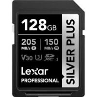 Tarjeta SD 128GB LEXAR Professional Silver Plus SDXC UHS-I