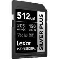 Tarjeta SD 512GB LEXAR Professional Silver Plus SDXC UHS-I