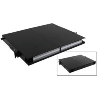 Bandeja de Fibra Óptica de Alta Densidad LigthVerse *Plus* Para Rack de 19in, Acepta 4 Placas Plug and Play, Hasta 96 Fibras, 1 UR