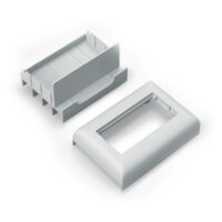 HT ACCESORIO MODULO PORTA FACE PLATE CON SEPARADOR helerman tyton