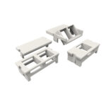 TAPA CIEGA 1U FACEPLATE MODUL BEI FURU