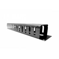 Organizador de Cable Gabitel 19" 2U Simple 70mm Negro
