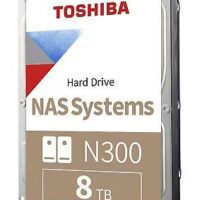 Disco Rígido Toshiba N300 NAS 8TB SATA 256mb 3.5" 7200rpm