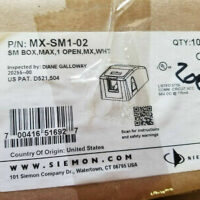 SIEMON CAJA PLASTICA SIMPLE BLANCA