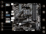 Motherboard (AM4) GIGABYTE A520M DS3H V2