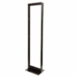 Rack de Dos Postes Estándar de 19", Numerado, Fabricado en Acero y 45 Unidades de Rack, Color Negro