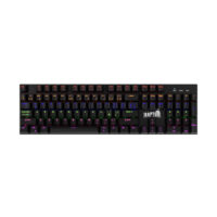 Teclado Raptor Fireclaw M104 Mecanico Retroiluminado Switch Red Outemu