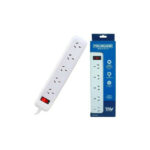 ZAPATILLA 5 TOMAS TRV CABLE 1.5M BLANCA