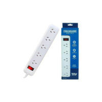 ZAPATILLA 5 TOMAS TRV CABLE 1.5M BLANCA