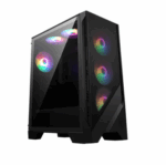 Gabinete Raptor Nova Prime TG x2 Mid-Tower RGB Fan x3 Black