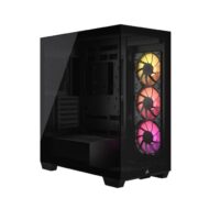 Gabinete Corsair 3500X Mid-Tower TG ARGB Fan x3 Black (6057)
