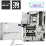 Motherboard MSI PRO Z890-S Wifi White DDR5 Socket LGA1851