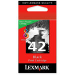 Cartucho de Tinta Lexmark InkJet Negro N. 42
