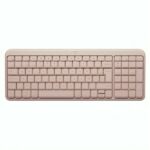 Teclado Logitech inalámbrico K250 Rosa