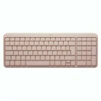 Teclado Logitech inalámbrico K250 Rosa
