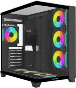Gabinete Arkham MINOR BK 7xFAN ARGB ATX