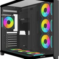 Gabinete Arkham MINOR BK 7xFAN ARGB ATX