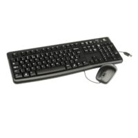 Kit Teclado/Mouse Logitech MK120 USB Multimedia