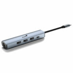 HUB Genius UH-545 Usb-c Rj-45 Ethernet Gigabit