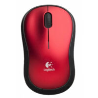 Mouse Logitech Inalámbrico M185 Rojo