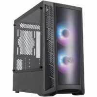 Gabinete Cooler Master Masterbox MB320L ARGB, Micro ATX, Vidrio Templado, 2 Fan ARGB 120mm, Negro
