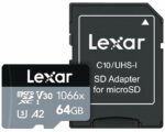 MicroSD Lexar Professional 128GB SILVER PLUS MicroSDXC UHS-I