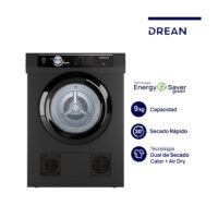 SECARROPAS DREAN CARGA FRONTAL 9 KG SISTEMA DE VENTILACIÓN CON SALIDA AL EXTERIOR GRIS - SED090VGC