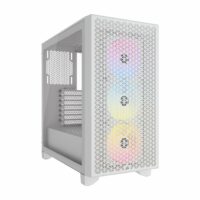 Gabinete Corsair 3000D RGB Airflow Mid-Tower TG RGB Fan x3 White (0861)