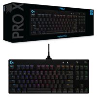 Teclado Logitech G PRO X RGB Mecanico Gaming (Inglés - Sin Ñ)