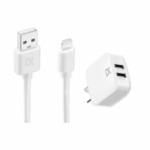 Cargador Para Auto Foxbox Way Qc-con Cable Usbtipo C Blanco