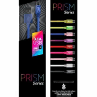 CABLE PRISM TYPE-C FOXBOX 2M NEGRO FOXBOX