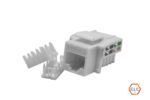 JACK RJ45 HEMBRA CAT.6A GLC 110 IDC A/B  BLANCO