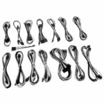 KIT CABLES MALLADOS COOLERMASTER NEGRO