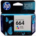 CARTUCHO HP 664 TRICOLOR, 100 PÁG (vencido)