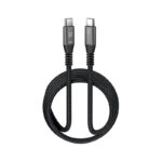 Cable USB-C KLIPXTREME KX POWER GO 750  KX USB-C cable 240W 480mbps 6ft3m BRAIDED (KAC-750-10FT)