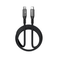 Cable USB-C KLIPXTREME KX POWER GO 750  KX USB-C cable 240W 480mbps 6ft3m BRAIDED (KAC-750-10FT)
