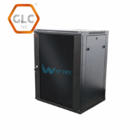 Mural SOHO 15U - 500 mm - 19" Pta. Crist./4soportes DESARMADOS