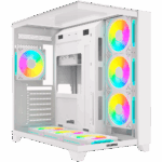 Gabinete Arkham MINOR WH BLANCO 7*FAN ARGB ATX