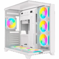 Gabinete Arkham MINOR WH BLANCO 7*FAN ARGB ATX