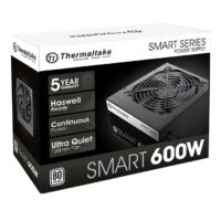 FUENTE 600W THERMALTAKE SMART 80+ WHITE