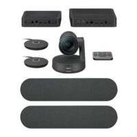 Kit Videoconferencia Logitech Rally Plus (2 Parlantes + 2 Micrófonos) 960-001225