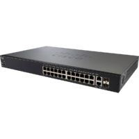 Switch Cisco Fast Ethernet SF350-24P, 24 Puertos 10/100Mbps - Admistrable CISCO SB SWITCH WEB ADM 24 POE 10/100
