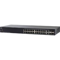 Switch Cisco Gigabit Ethernet SG350-28P PoE 195W, 24 Puertos 10/100/1000Mbps + 2 Puertos SFP+, 56 Gbit/s - Administrable