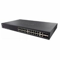 Switch Cisco Gigabit Ethernet SG550X-24-K9, 24 Puertos 10/100/1000Mbps + 2 Puertos SFP+, 128 Gbit/s, 16.000 Entradas - Administrable