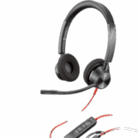 Auricular Poly Blackwire 3220 Stereo USB-C Headset