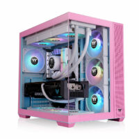 GAB THERMALTAKE VIEW 380 TG ARGB BUBBLE PINK 4*FAN