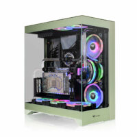 Gabinete THERMALTAKE CTE E550 TG MATCHA GREEN